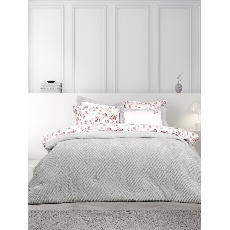 Κουβερτοπάπλωμα King Size Nima Velva Light Gray 240x260