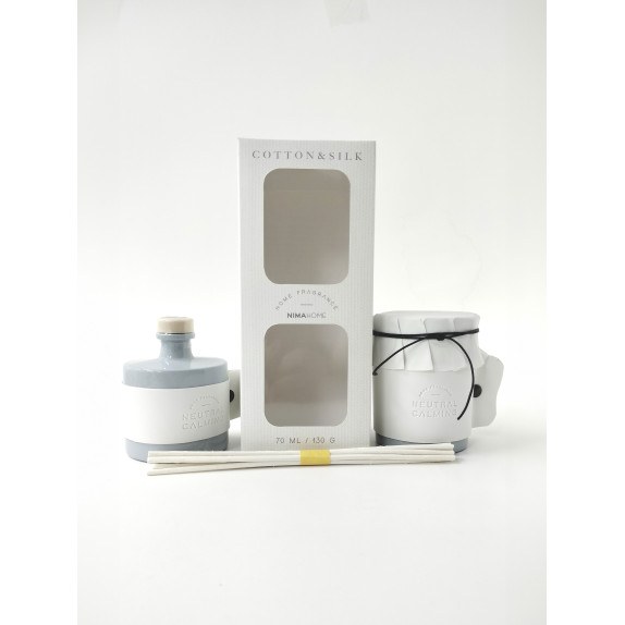 Σετ Αρωματικό Χώρου με Στικ 70ml & Αρωματικό Κερί 130gr...