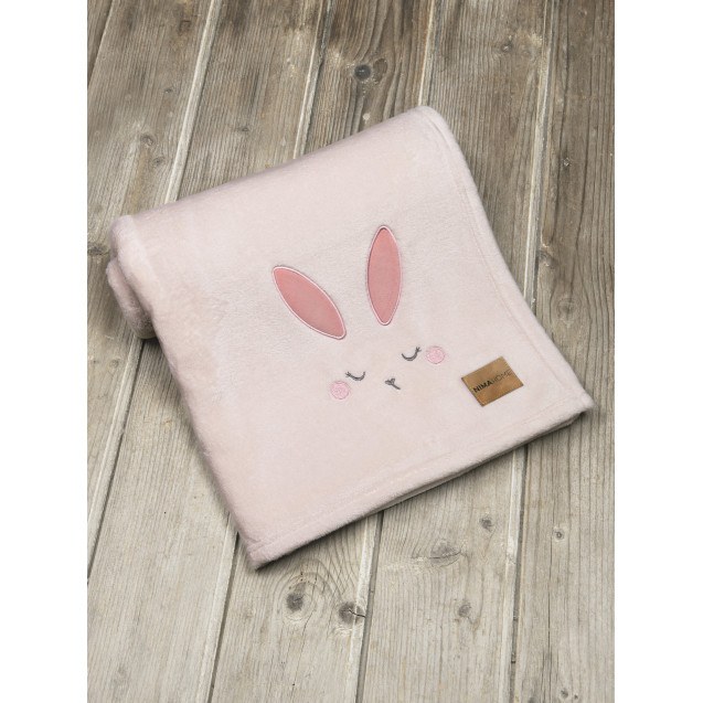 Κουβέρτα Fleece Κούνιας Nima Bunny 110x150