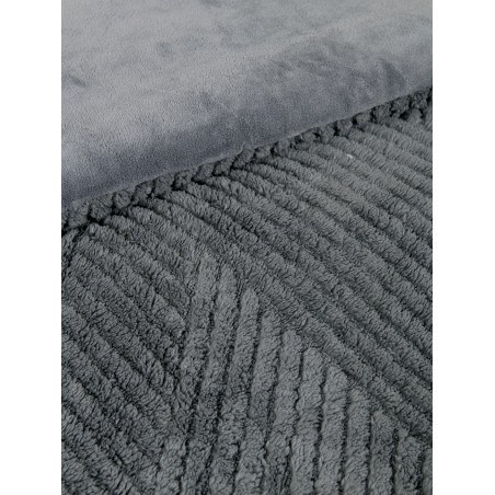 Κουβερτοπάπλωμα Μονό Nima Velva Dark Gray 160x220