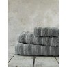 Σετ Πετσέτες 3 Τεμαχίων Nima Aura Dark Gray 30x50+50x90+70x140