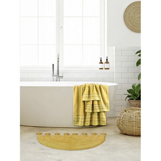 Σετ Πετσέτες 3 Τεμαχίων Nima Retour Mustard...