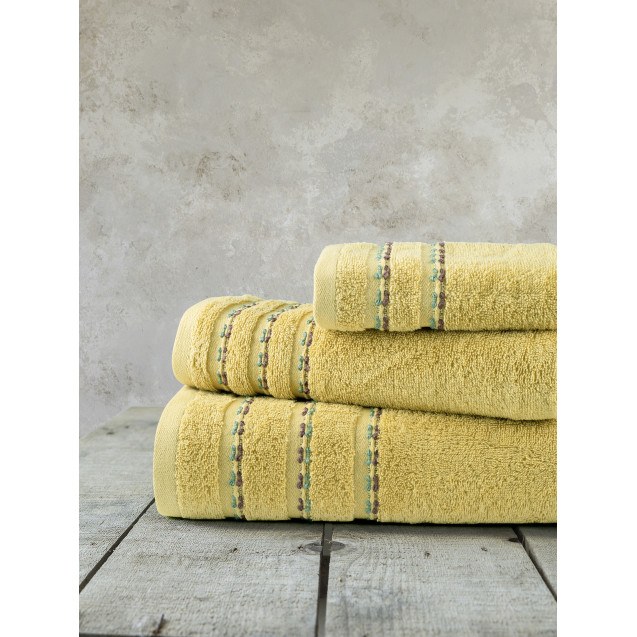 Σετ Πετσέτες 3 Τεμαχίων Nima Retour Mustard...