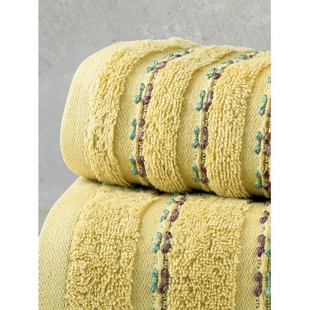 Σετ Πετσέτες 3 Τεμαχίων Nima Retour Mustard 30x50+50x90+70x140