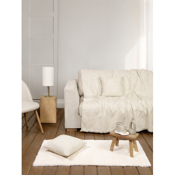 Ριχτάρι Πολυθρόνας Nima Moca Ivory 180x180