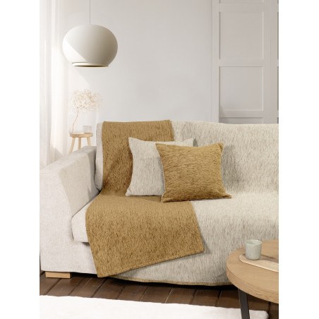 Ριχτάρι Πολυθρόνας Nima Caldo Beige/Gold 180x180