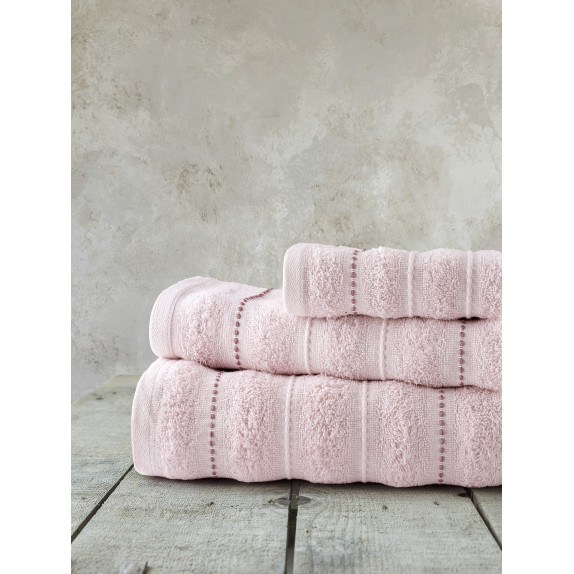 Σετ Πετσέτες 3 Τεμαχίων Nima Aura Pink 30x50+50x90+70x140