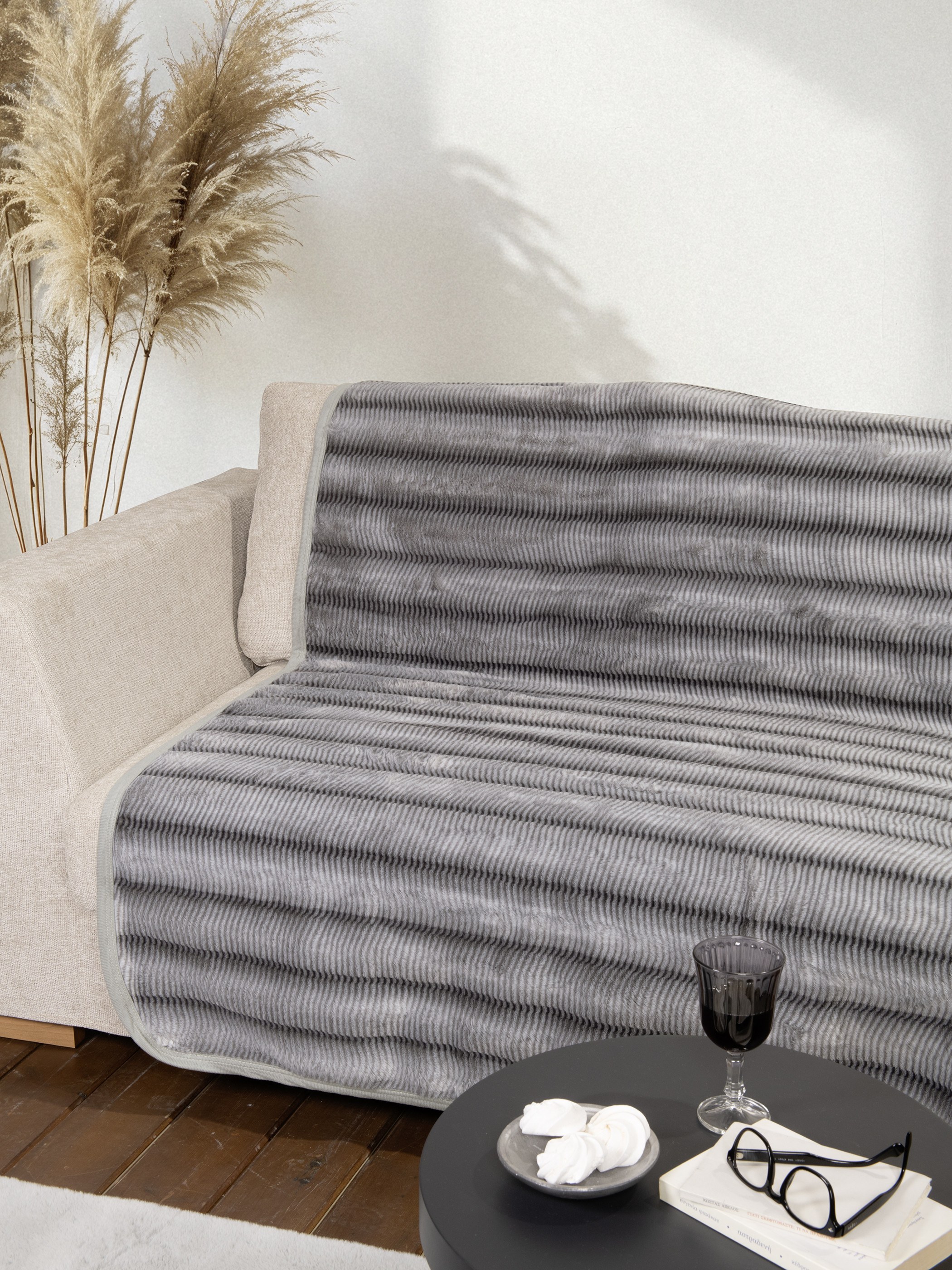 Ριχτάρι Διθέσιου Nima Lunetta Light Gray 180x250