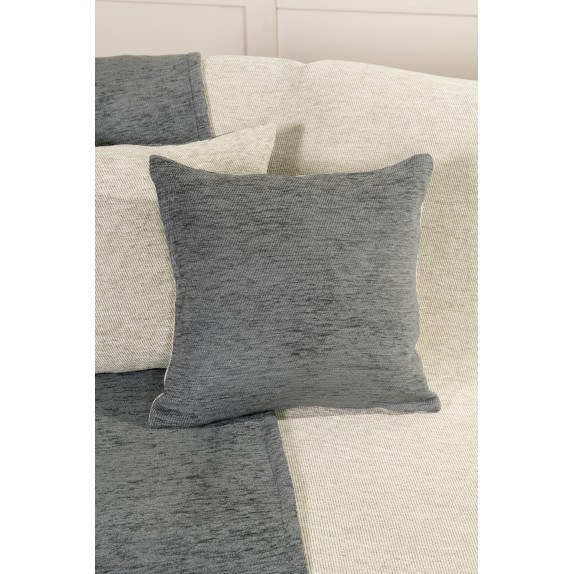 Μαξιλαροθήκη Διακόσμησης Nima Caldo Gray/Ivory 45x45