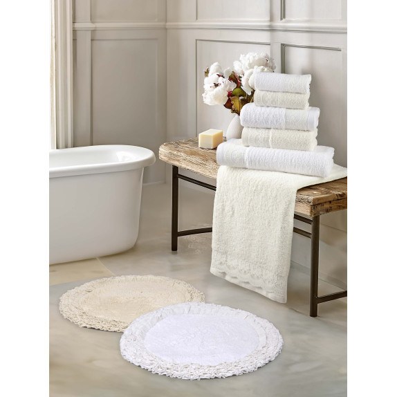 Σετ Πετσέτες 3 Τεμαχίων Nima Amour Ivory 30x50+50x90+70x140