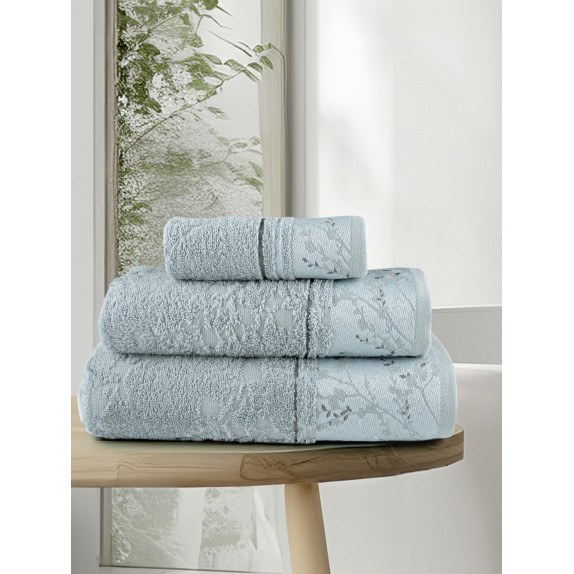 Σετ Πετσέτες 3 Τεμαχίων Nima Inverno Light Blue...