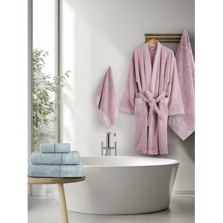 Σετ Πετσέτες 3 Τεμαχίων Nima Inverno Light Blue 30x50+50x90+70x140