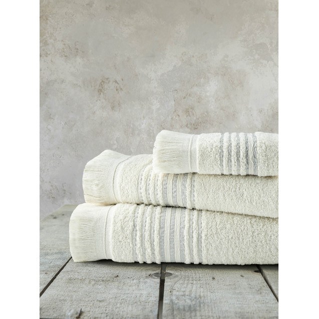 Πετσέτα Προσώπου Nima Allora Light Beige 50x90