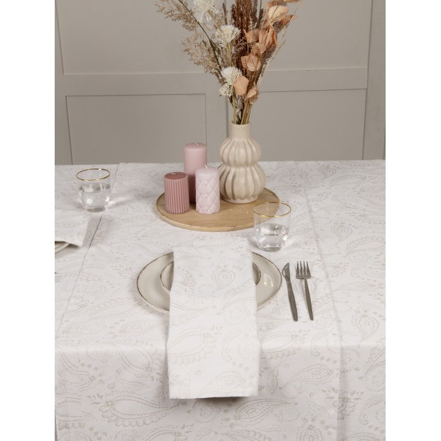 Τραπεζομάντηλο Nima Flow Beige 160x310