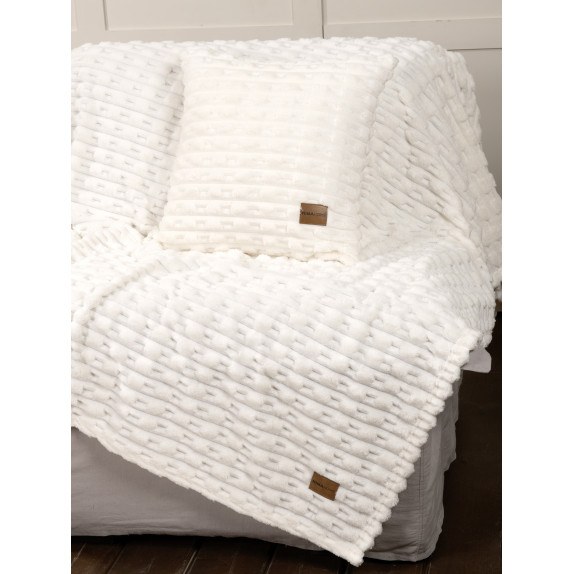 Μαξιλαροθήκη Διακόσμησης Nima Savara Ivory 45x45