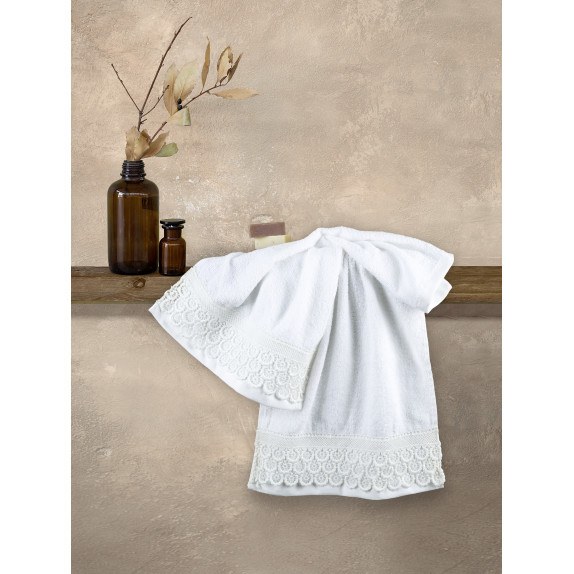 Σετ Πετσέτες 2 Τεμαχίων Nima Union White 30x50