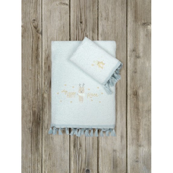 Σετ Παιδικές Πετσέτες 2 Τεμαχίων Nima Happy Place...