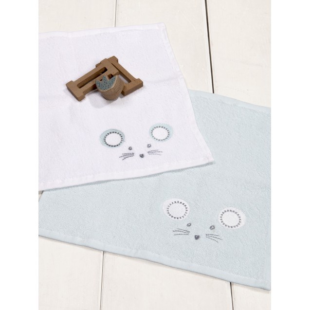 Σετ Πετσέτες 2 Τεμαχίων Nima Little Mouse 30x30