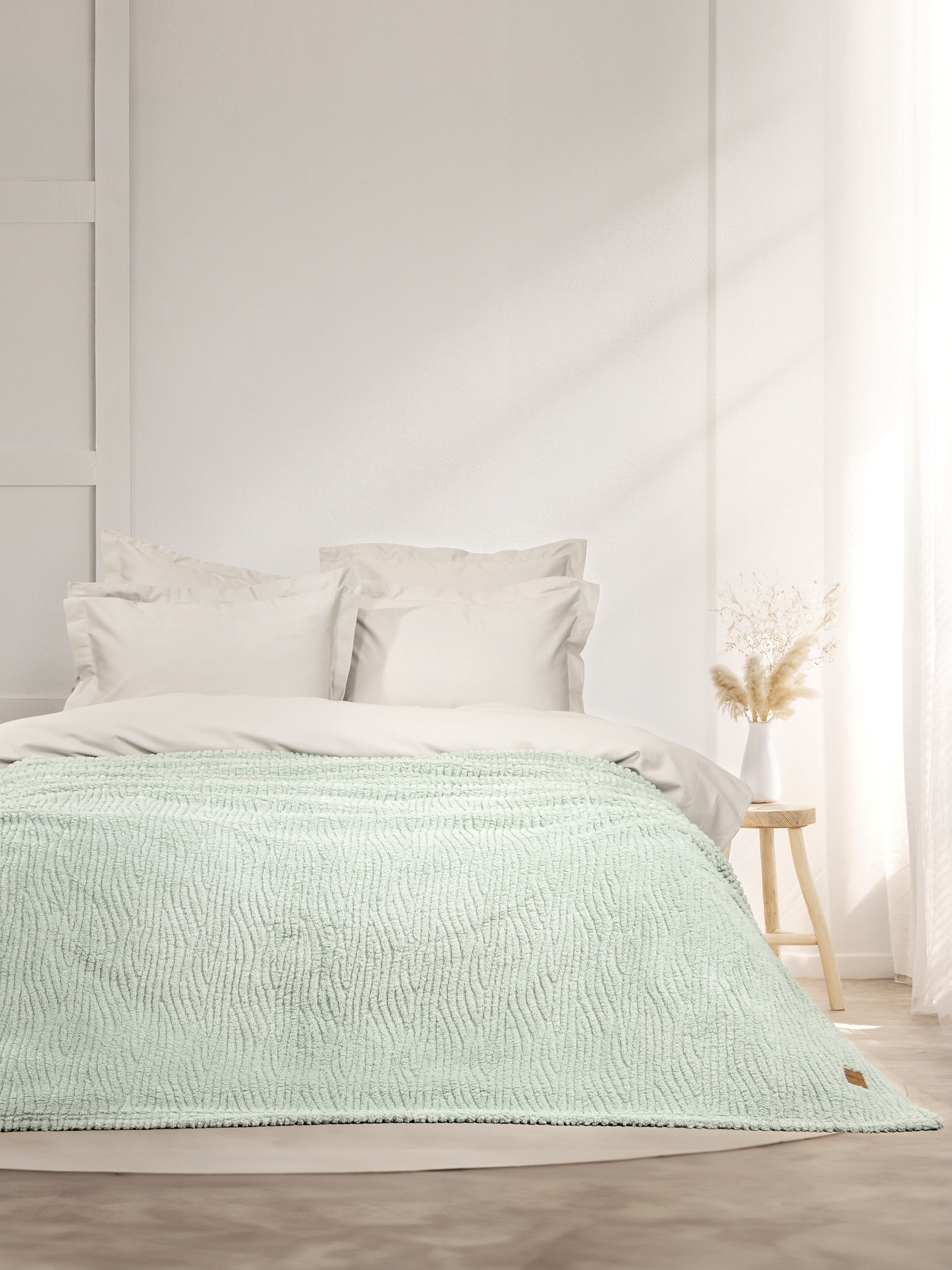 Κουβέρτα Υπέρδιπλη Nima Serenus Mint 220x240