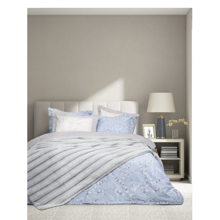 Κουβέρτα Υπέρδιπλη Nima Carezza Light Gray 220x240