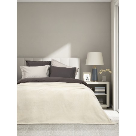Κουβέρτα Μονή Nima Alpa Light Beige 160x220