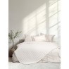 Κουβέρτα Μονή Nima Savara Ivory 160x220