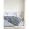 Κουβέρτα Υπέρδιπλη Nima Savara Dark Gray 220x240
