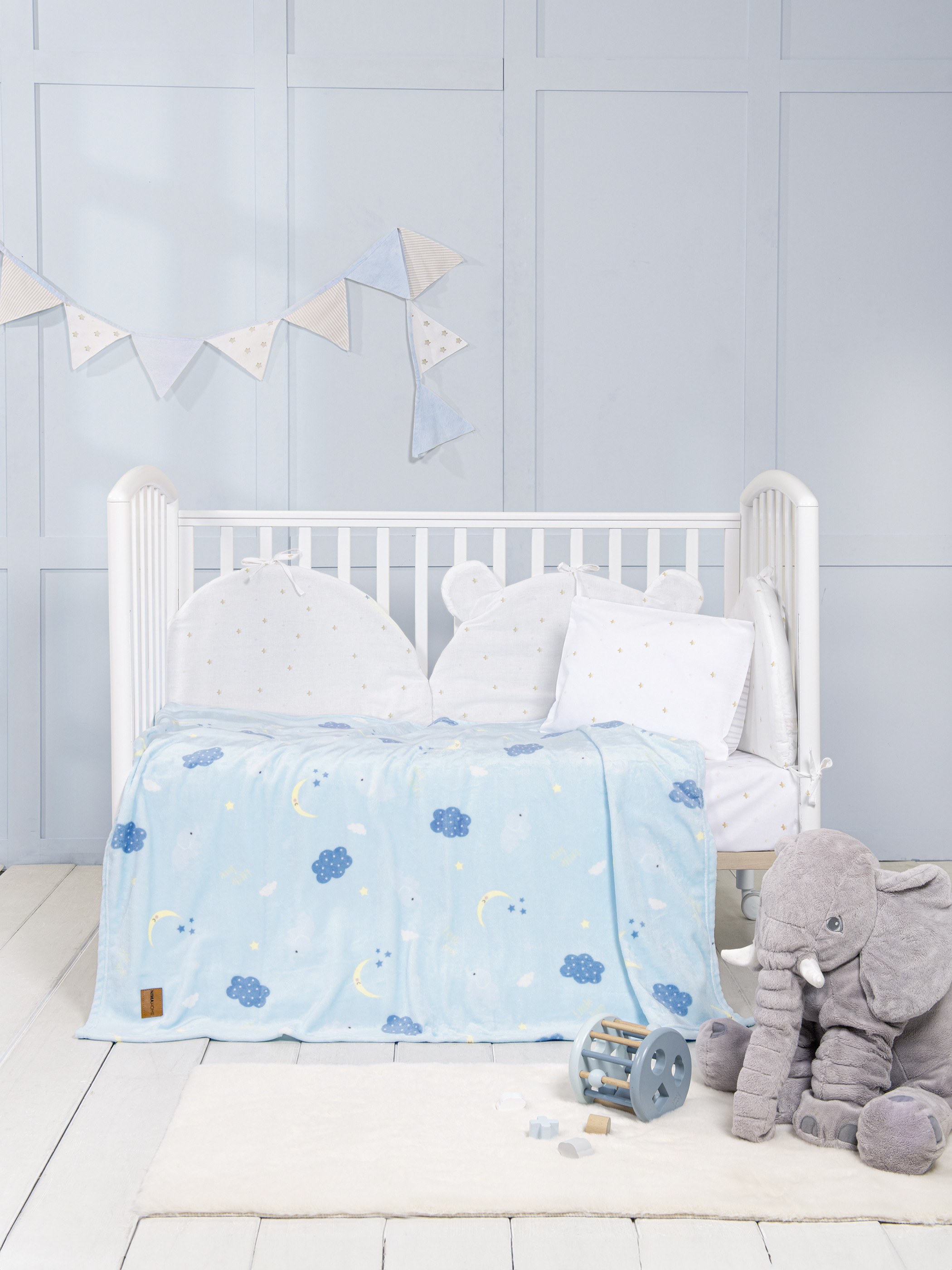 Κουβέρτα Fleece Κούνιας Nima Dumbo 110x140