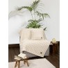 Κουβέρτα Καναπέ Nima Savara Light Beige 130x170
