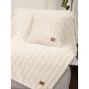Κουβέρτα Καναπέ Nima Savara Light Beige 130x170