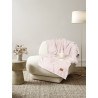 Κουβέρτα Καναπέ Nima Serenus Nude Pink 130x170