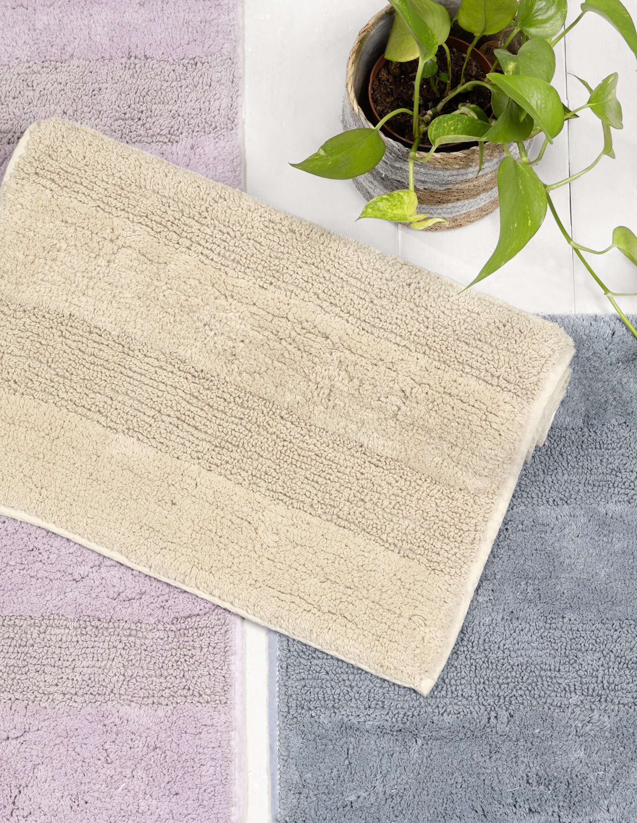 Πατάκι Μπάνιου Nima Zaya Light Beige 50x80