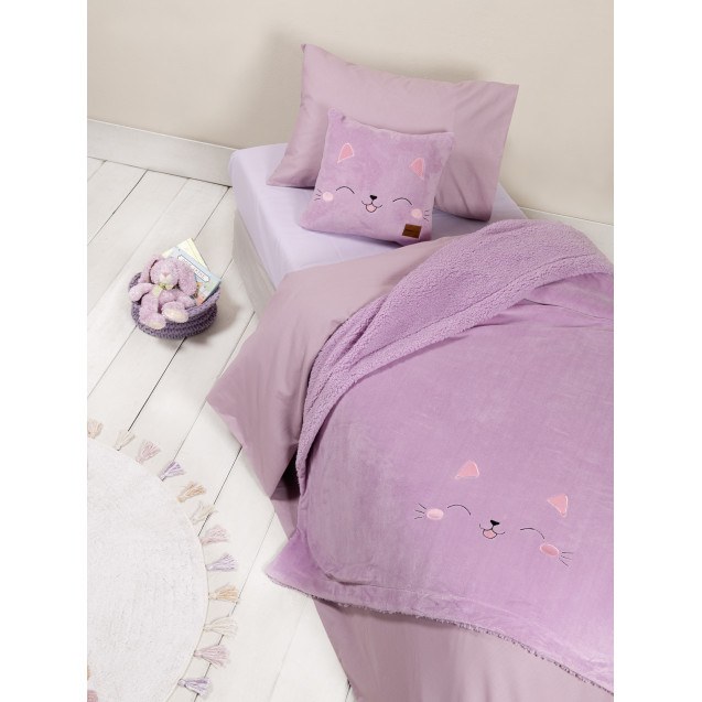 Παιδική Κουβέρτα fleece Μονή Nima Lily 160x220
