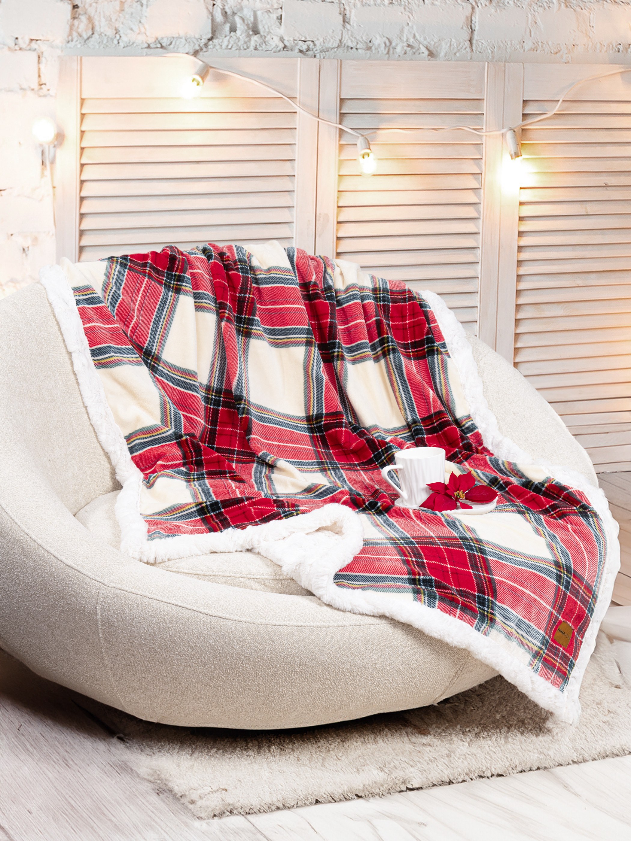 Κουβέρτα Καναπέ Nima Noelle 130x170