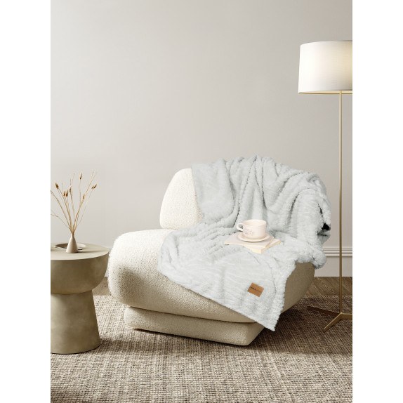 Κουβέρτα Καναπέ Nima Serenus Gray 130x170