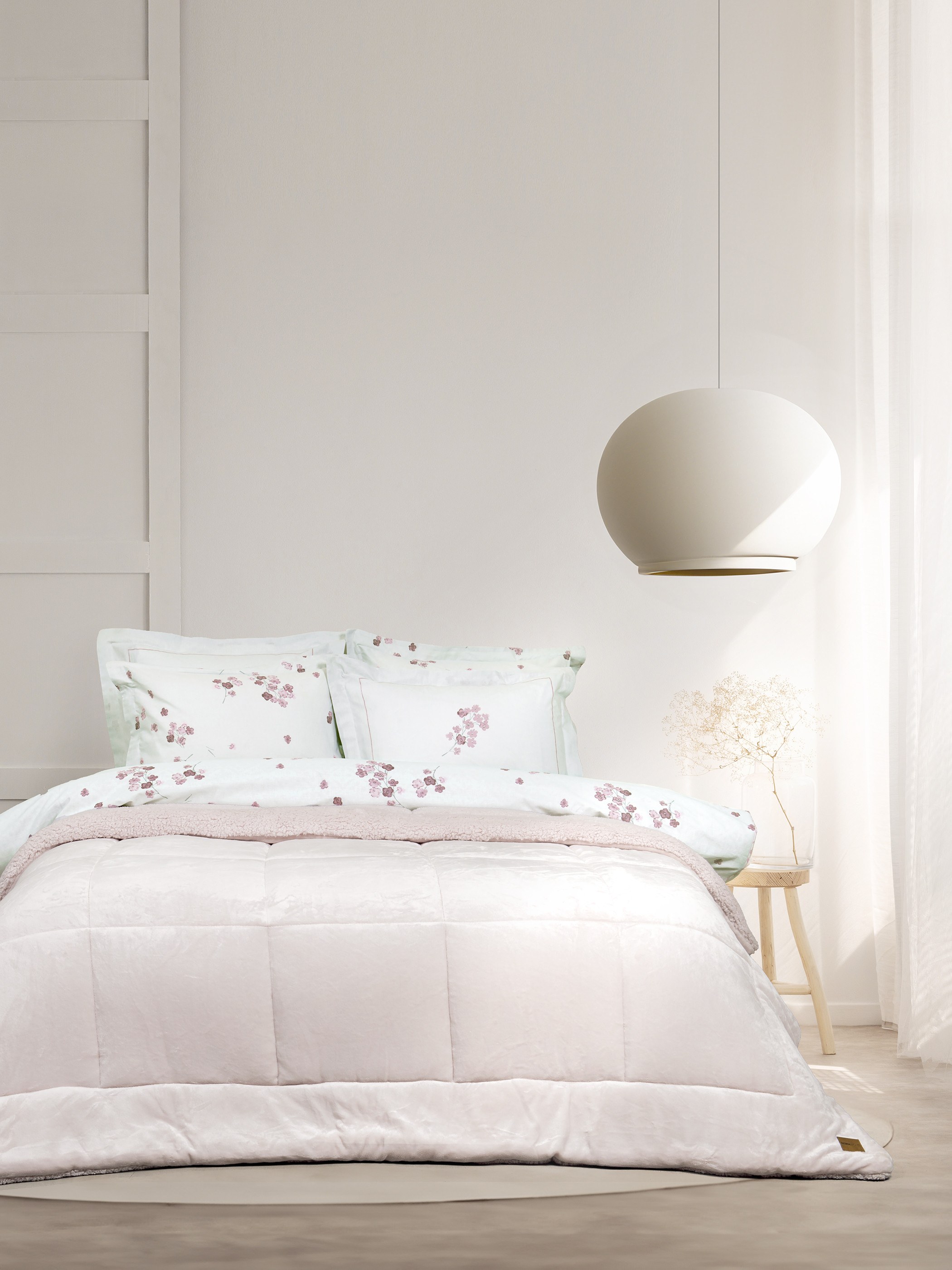 Κουβερτοπάπλωμα Υπέρδιπλο Nima Cira Nude Pink 220x240