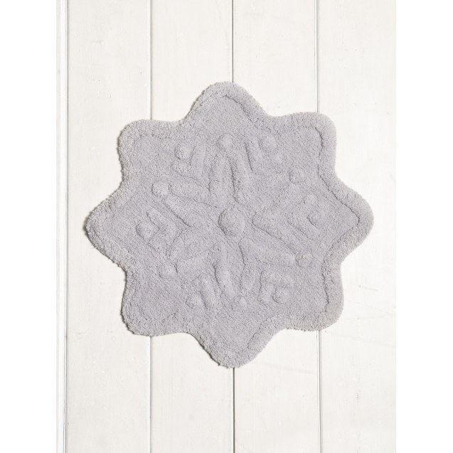 Πατάκι Μπάνιου Nima Lily Light Gray 55x55