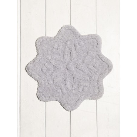 Πατάκι Μπάνιου Nima Lily Light Gray 55x55
