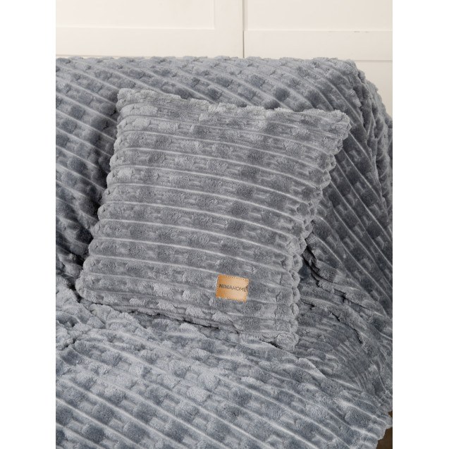 Μαξιλαροθήκη Διακόσμησης Nima Savara Dark Gray...