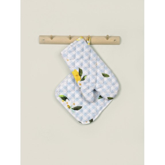 Σετ Γάντι και Πιάστρα Κουζίνας Nima Lemon Tree