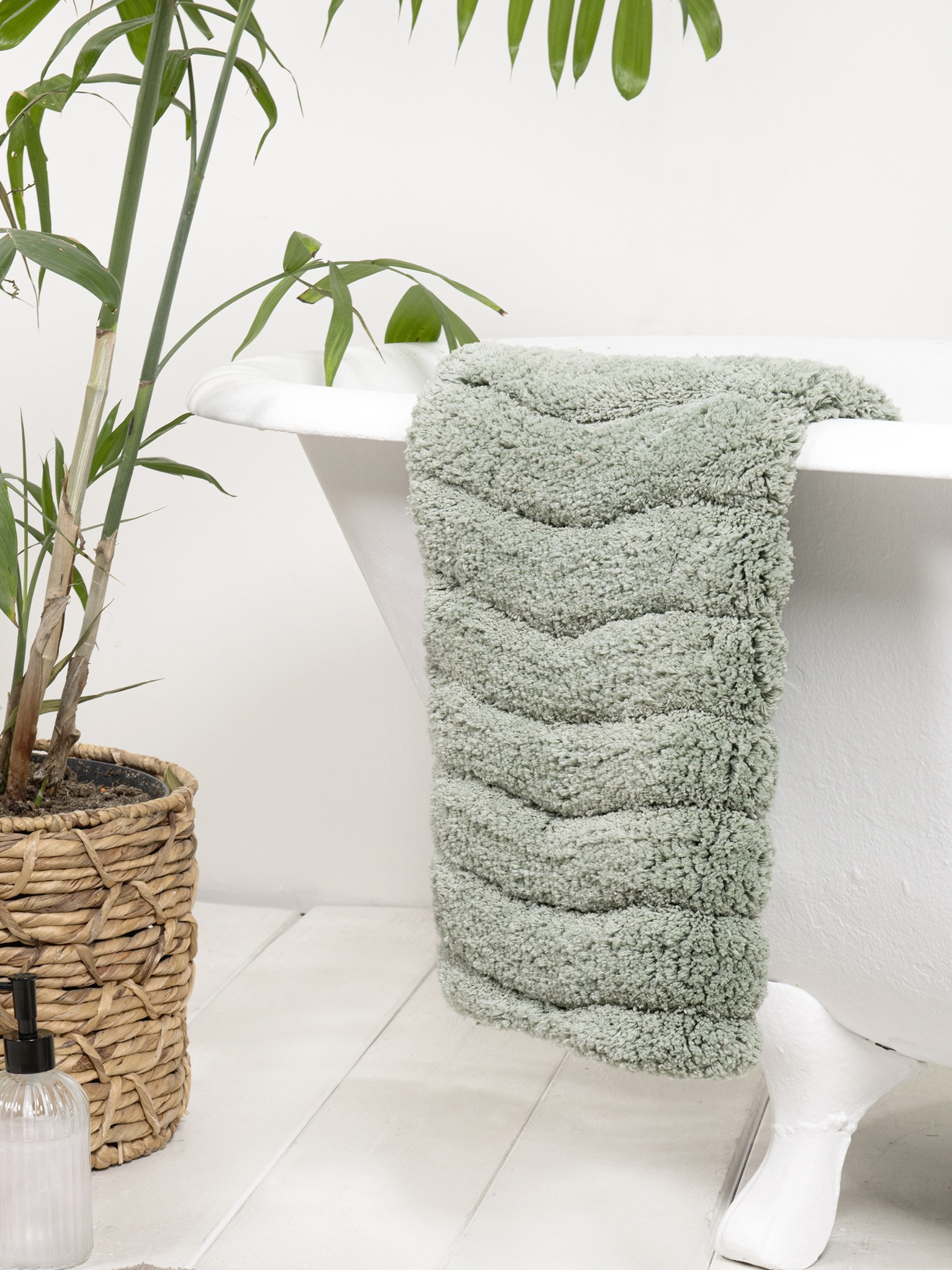 Πατάκι Μπάνιου Nima Vellum Light Mint 50x80