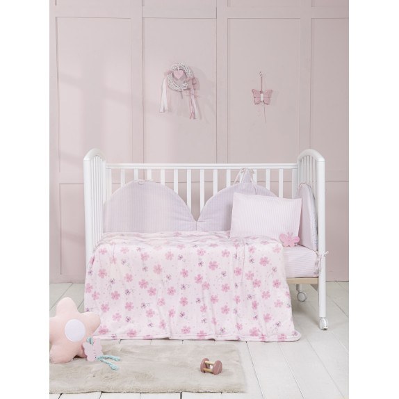Κουβέρτα Fleece Αγκαλιάς Nima Bloomie 80x110