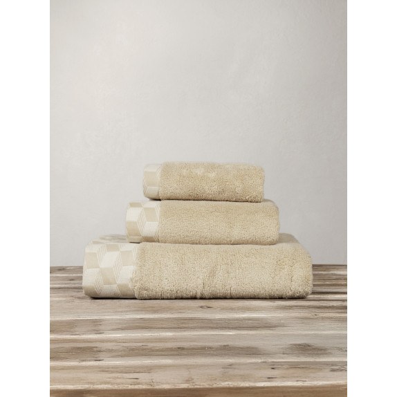 Πετσέτα Προσώπου Nima Mustard Beige 50x100