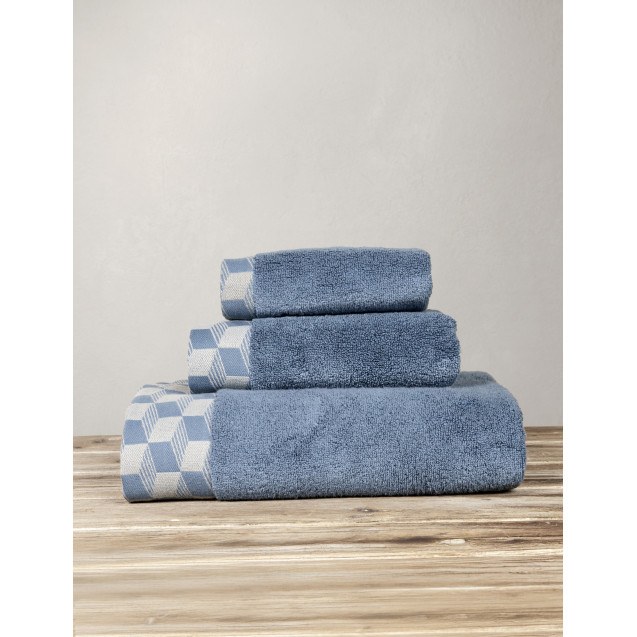 Πετσέτα Προσώπου Nima Denim Blue 50x100