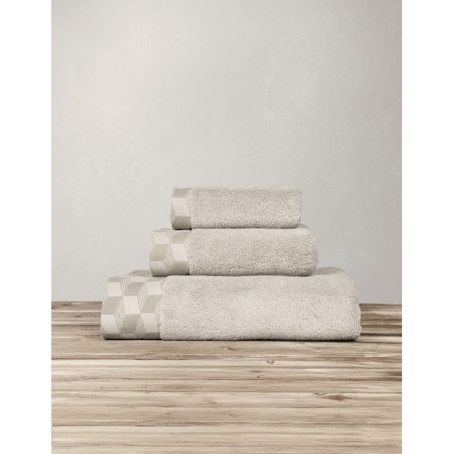 Πετσέτα Προσώπου Nima Light Taupe 50x100