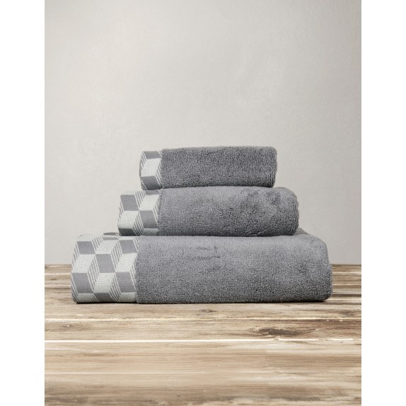 Πετσέτα Χεριών Nima Dark Gray 40x60