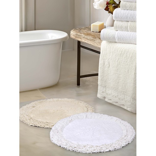 Πατάκι Μπάνιου Nima Eden Off White Δ60