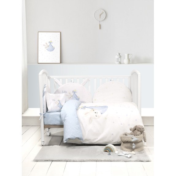 Σετ Σεντόνια Κούνιας 3 Τεμαχίων Nima Little Mister 120x170