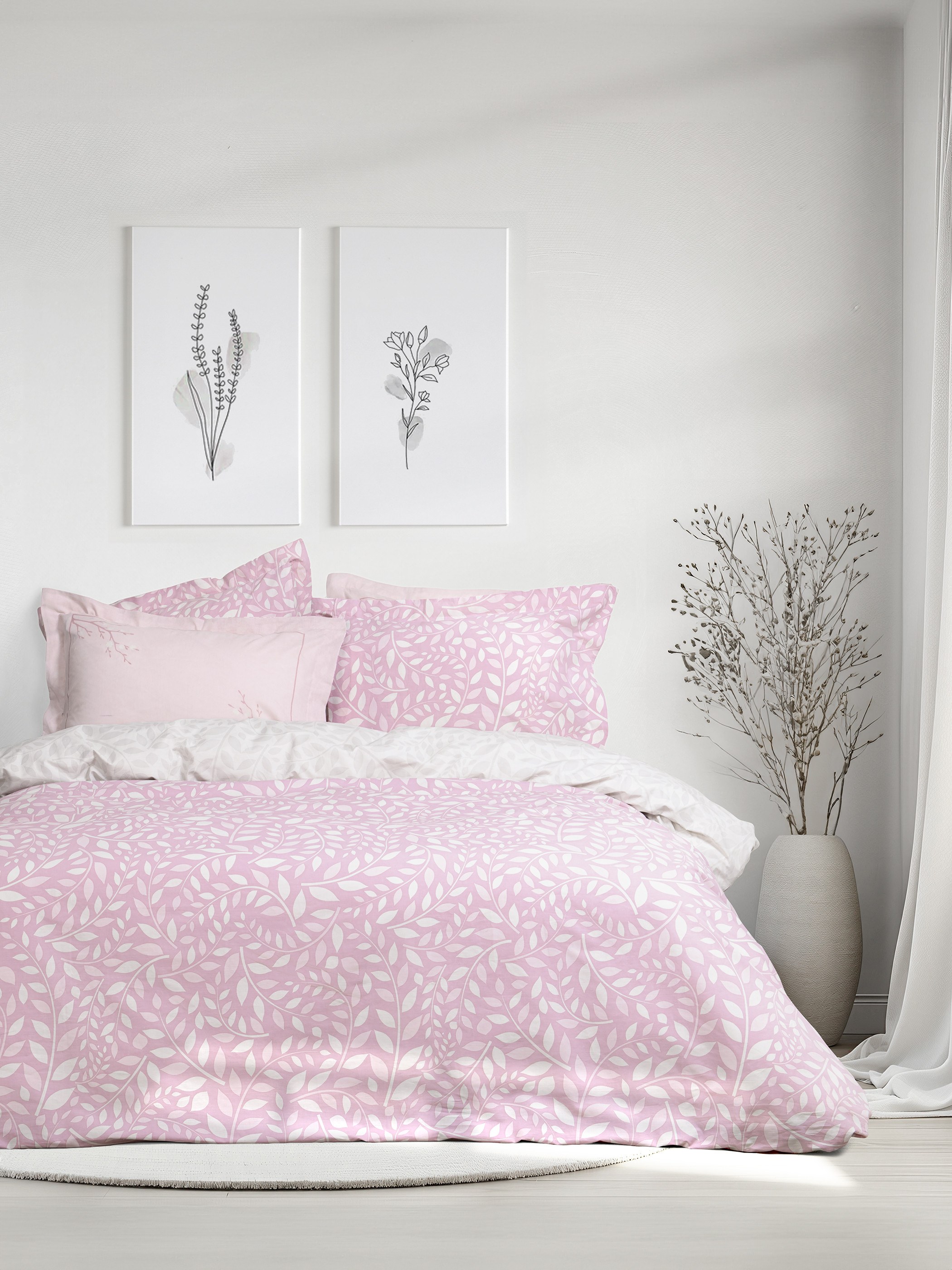 Σετ Σεντόνια Υπέρδιπλα 4 Τεμαχίων Nima Frozen 240x260