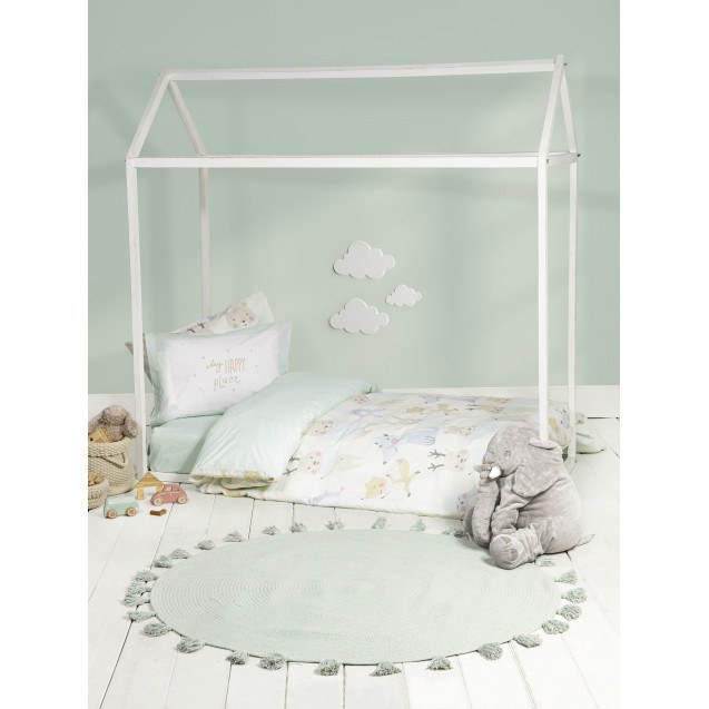 Σετ Παιδικά Σεντόνια Μονά με Λάστιχο 3 Τεμαχίων...